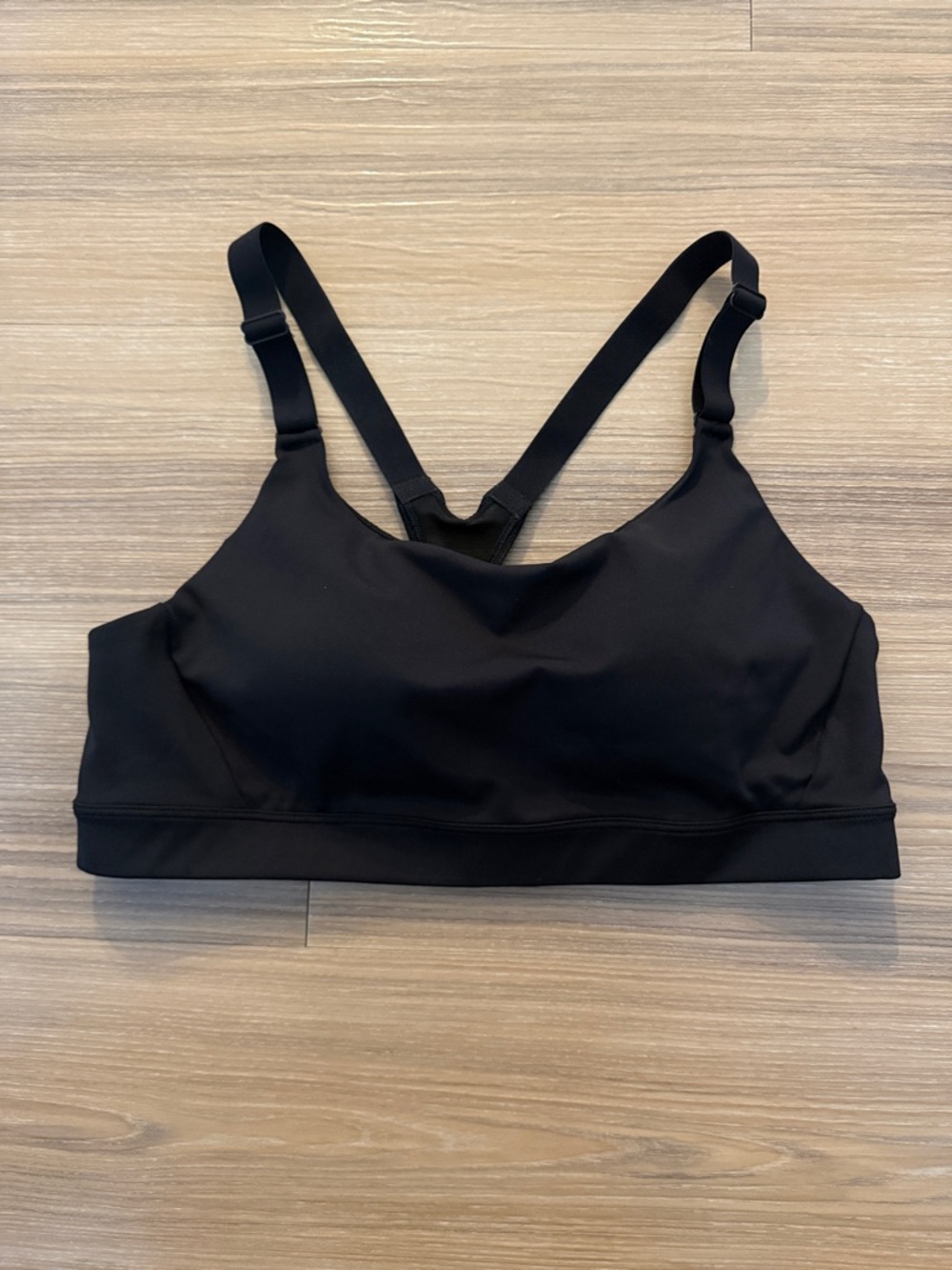 Old Navy Black Seamless Racerback Sports Bralette